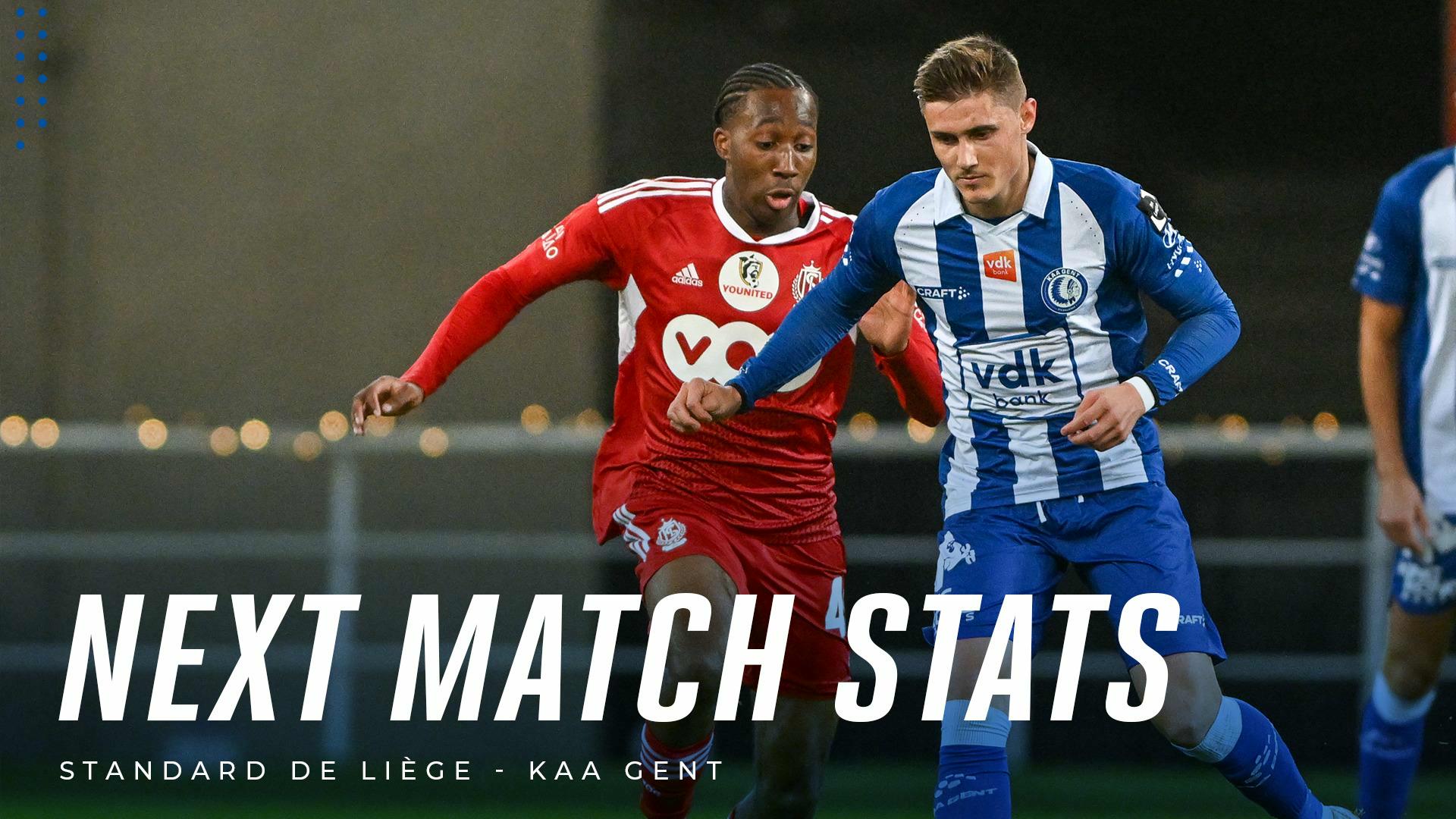 π Next Match Stats: Standard - KAA Gent