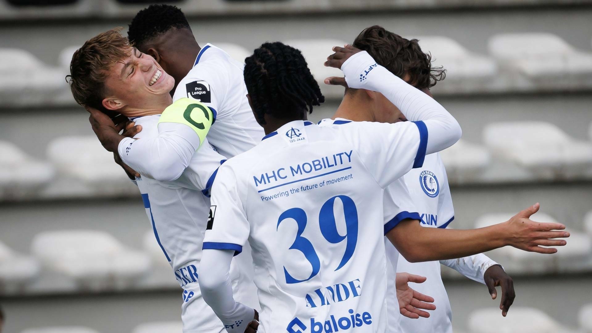 Jong KAA Gent ontvangt Kortrijk