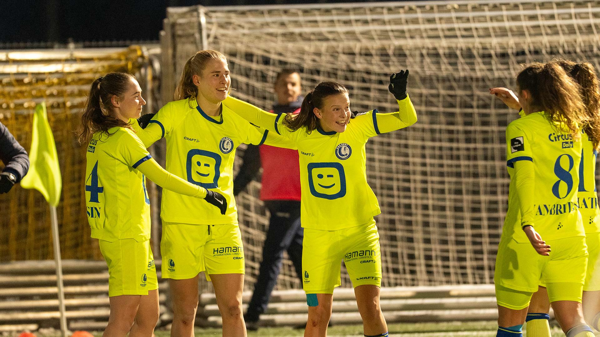 KAA Gent Ladies winnen op Club