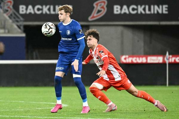 Jong KAA Gent verliest nipt van KVK