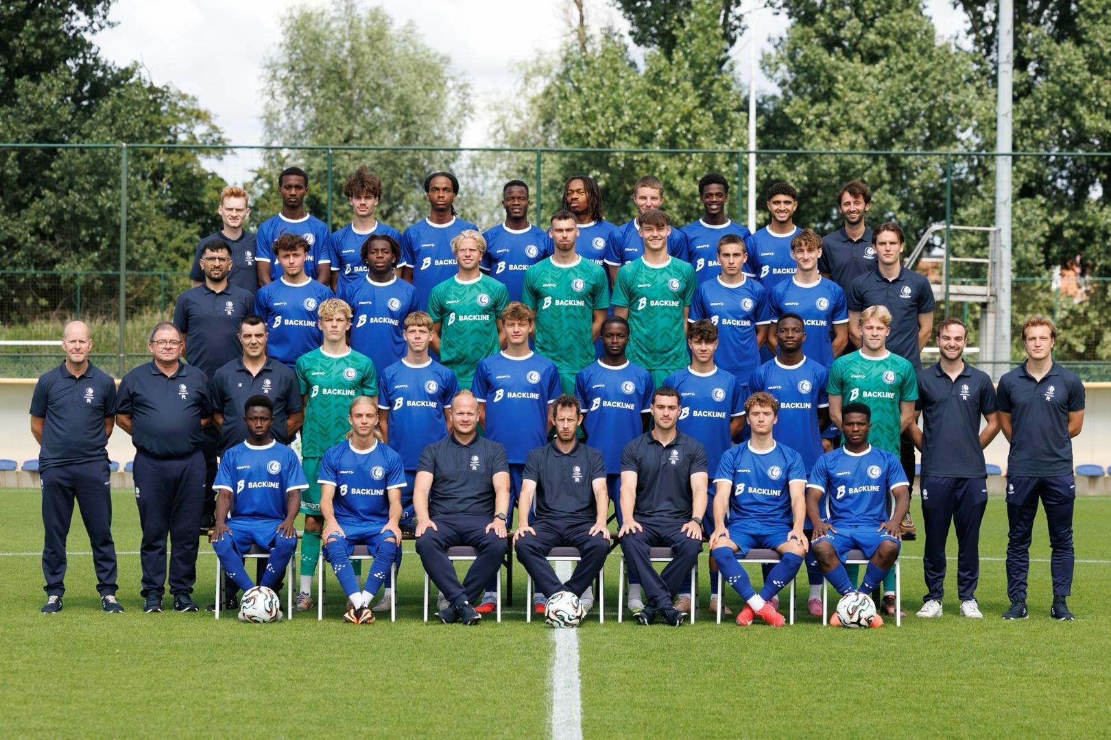 Groepsfoto KAA Gent Beloften